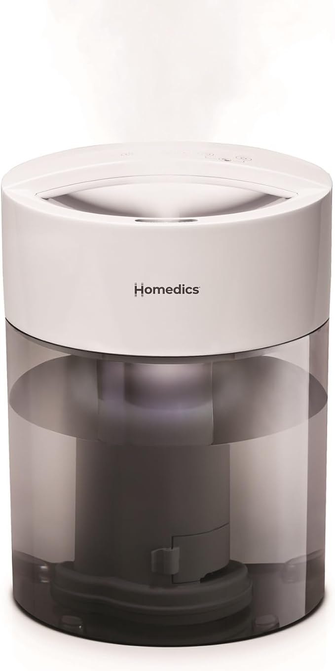HoMedics Humidifiers for Bedroom, Office and Plants. Total Comfort UV-C by Homedics