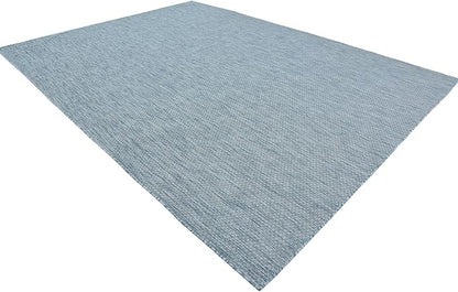 Unique Loom Collection Casual Transitional Solid Heathered Indoor/Outdoor - Image 4