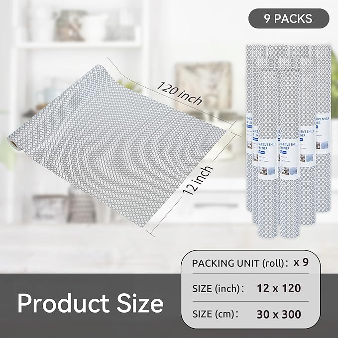 FIFTY FEET 12"x120" Non-Adhesive Shelf Liner - Image 5