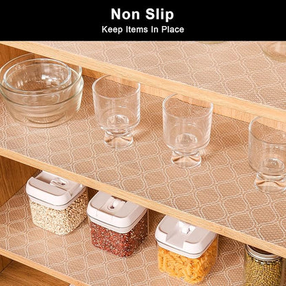 Cooyes Shelf Liner for Kitchen Cabinets Waterproof Kitchen Cupboard Liner - Image 3