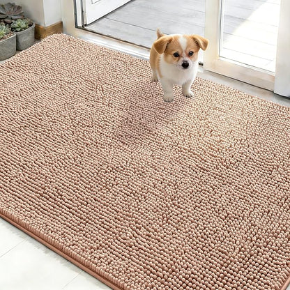 OLANLY Dog Door Mat for Muddy Paws 48x30, Absorbs Moisture and Dirt, Absorbent by OLANLY