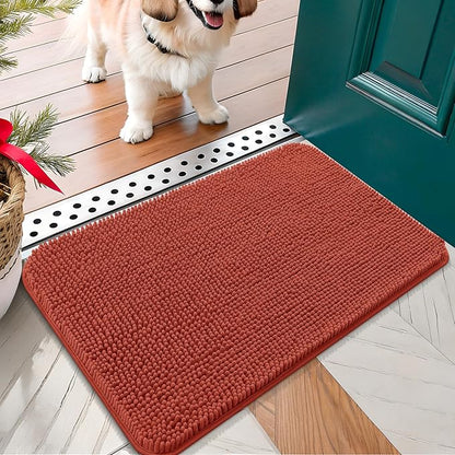 OLANLY Dog Door Mat for Muddy Paws 24x16, Absorbs Moisture and Dirt, Absorbent by OLANLY