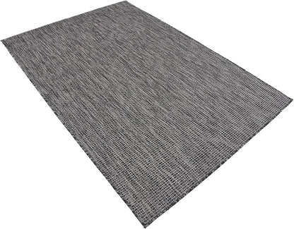 Unique Loom Collection Casual Transitional Solid Heathered Indoor/Outdoor - Image 4