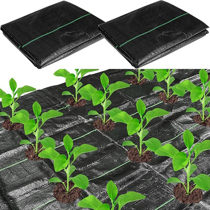 CODREE 2 Pcs Heavy-Duty Garden Weed Barrier by codree