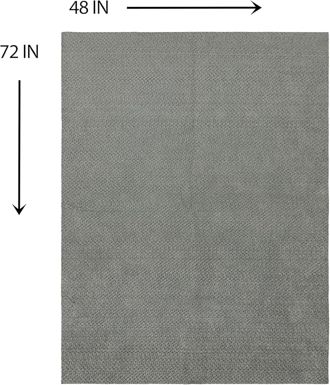 Mohawk Home Oil Spill Moisture Barrier Mat Utility Solid Gray 4' X 6' Other - Image 2