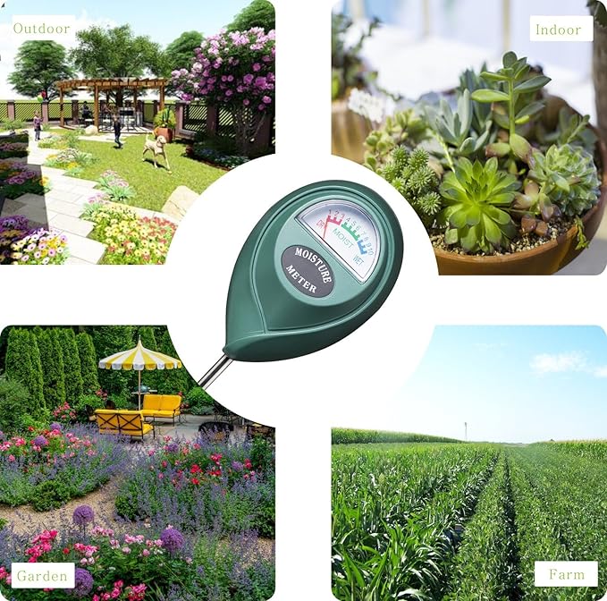 XLUX Soil Moisture Meter, Plant Water Monitor, Hygrometer Sensor - Image 5