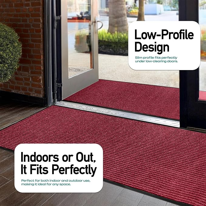 MaxMat® Extra Large Commercial Door Mat, Rubber Border Heavy Duty Door Mat - Image 4