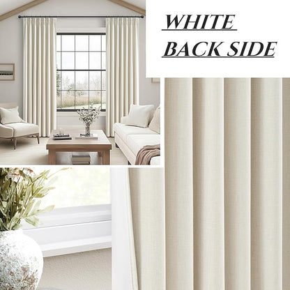 Extra Long Pleated Black Out Curtains 108 Inches Long - Image 5