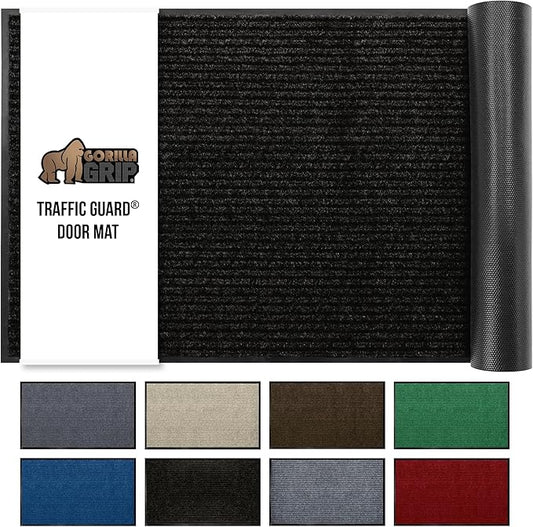 GORILLA GRIP Waterproof Traffic Guard Door Mat, Heavy Duty Entryway Mats by GorillaGrip