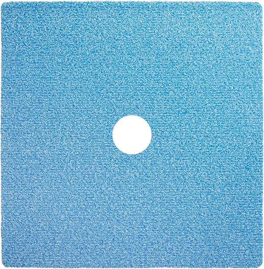 Enkosi Loofah Shower Mat with Drain Hole – Cushioned Anti-Slip Square Bath Mat by ENKOSI