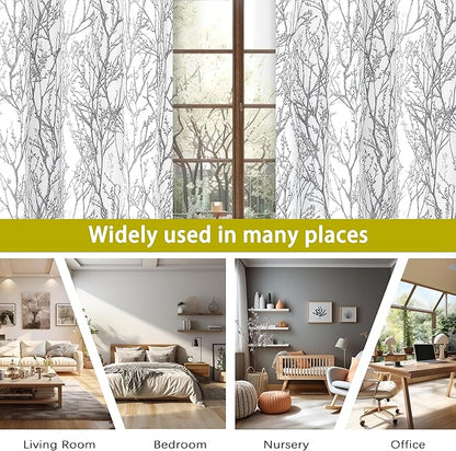 DriftAway Tree Branch Blackout Curtains Double Layer 96 Inches Long - Image 6