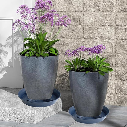 4 Pack Plant Saucer 8 inch, 10 12 14 17 inch, Plant Stand Plastic Plant Saucers - Image 8
