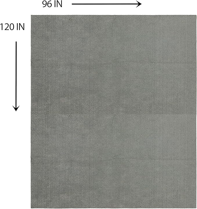 Mohawk Home Oil Spill Moisture Barrier Mat Utility Solid Gray 8' X 10' Other - Image 2