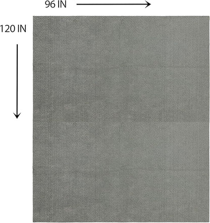 Mohawk Home Oil Spill Moisture Barrier Mat Utility Solid Gray 8' X 10' Other - Image 2