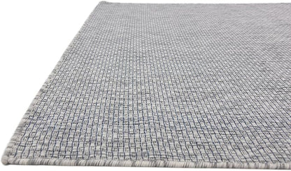 Unique Loom Collection Casual Transitional Solid Heathered Indoor/Outdoor - Image 7