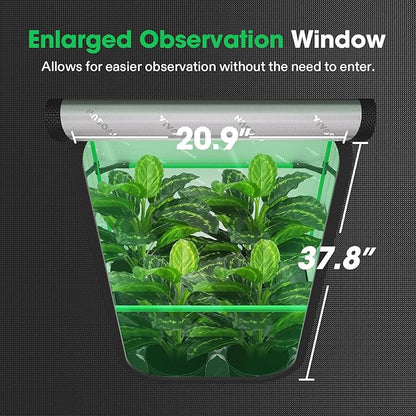 VIVOSUN P108 120"×120"×80" PRO Grow Tent 10x10 ft, - Image 4