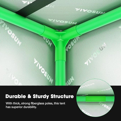 VIVOSUN Small Grow Tent for Aerogarden, Hydroponics Growing System, 20”x14”x21” - Image 9