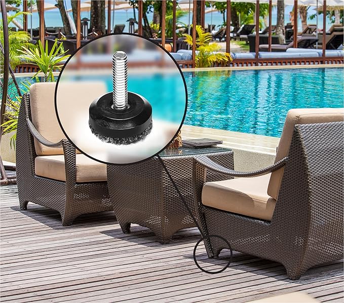 Slipstick Gorilla Outdoor Adjustable Furniture Levelers Weatherproof Screw in - Image 6