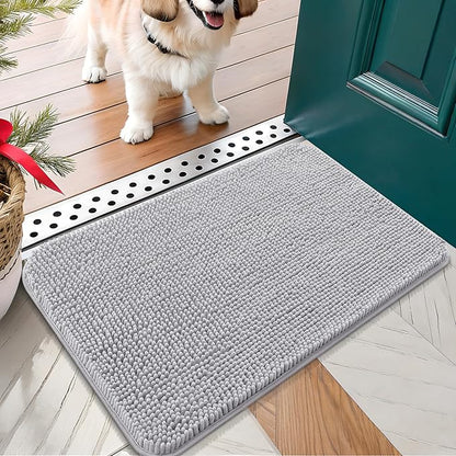 OLANLY Dog Door Mat for Muddy Paws 30x17, Absorbs Moisture and Dirt, Absorbent by OLANLY