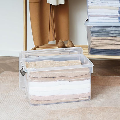 Citylife 48 QT 6 Packs Plastic Storage Bins - Image 4