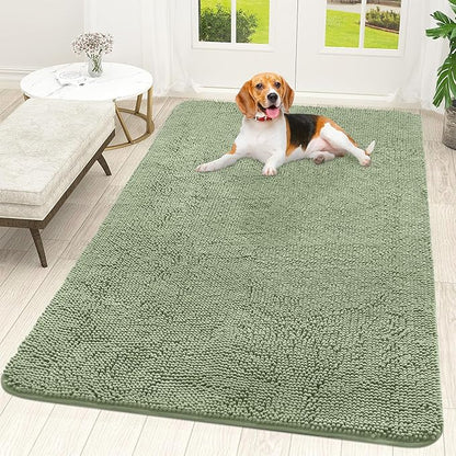 OLANLY Dog Door Mat for Muddy Paws 70x46, Absorbs Moisture and Dirt, Absorbent by OLANLY