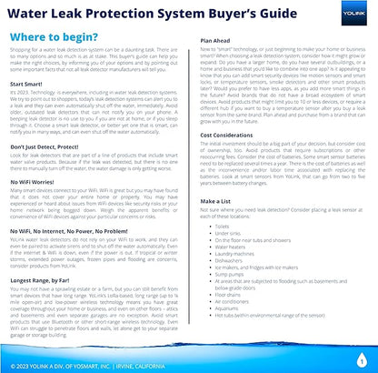 YoLink Water Leak Detection Starter Kit, w/SpeakerHub Audio/Talking Hub & Water - Image 4