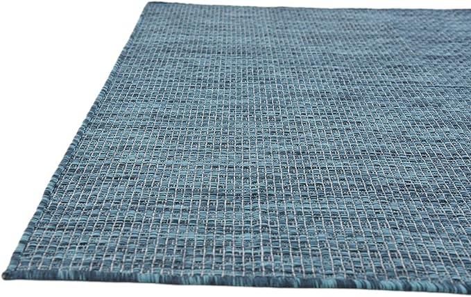 Unique Loom Collection Casual Transitional Solid Heathered Indoor/Outdoor - Image 8