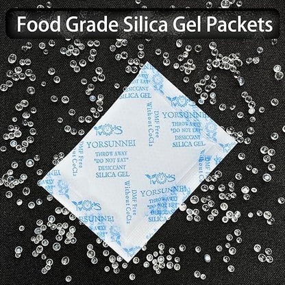 Silica Gel Packets, 5 Gram Desiccants Packs, Moisture Absorbers, Food Grade - Image 4