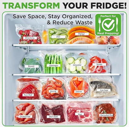 NutriChef Vacuum Sealer Bags 8x50 Rolls 2 pack Compatible - Image 7