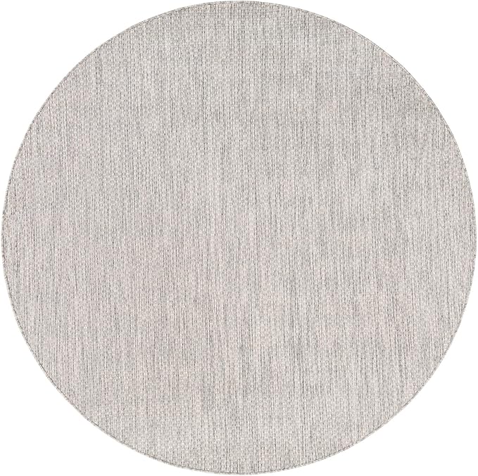 Unique Loom Outdoor Solid Collection Area Rug - Image 3