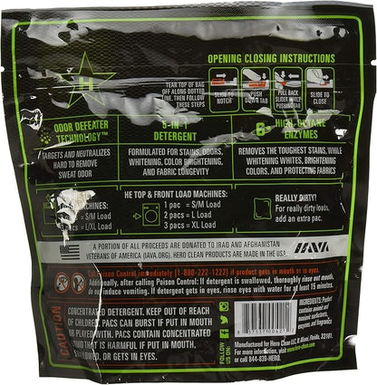 Hero Clean Laundry Detergent PACS, Scent 1 - Image 2