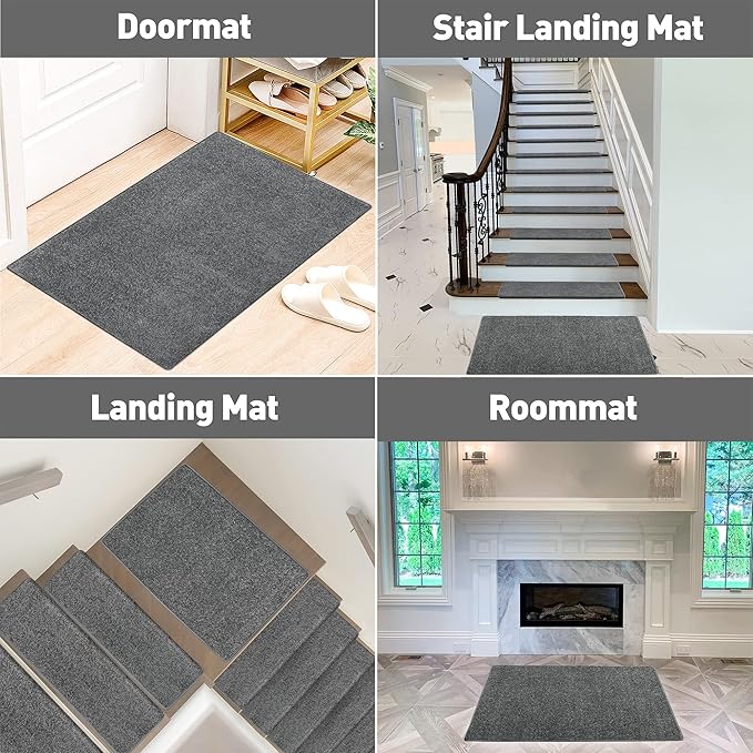 PURE ERA Carpet Stair Tread Landing Mat Tape Free Self Adhesive Non Slip Skid - Image 5