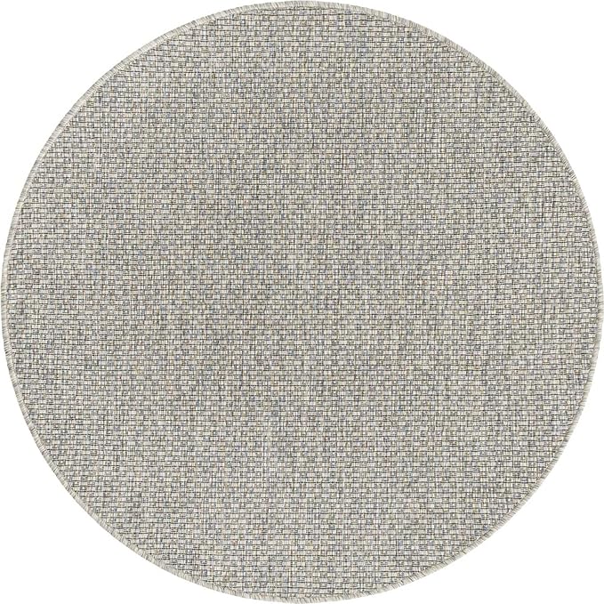 Unique Loom Collection Casual Transitional Solid Heathered Indoor/Outdoor - Image 8