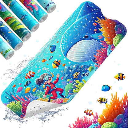 XIYUNTE Baby Bath Mat for Tub Non Slip Kids Bath Mat by XIYUNTE