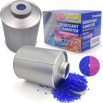 800 Gram 16 Pack Gun Safe Dehumidifier, 1.77 LBS Rechargeable Dehumidifier Blue by Wisesorb