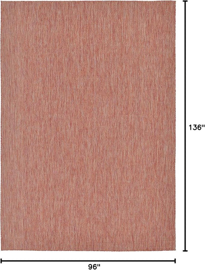Unique Loom Collection Casual Transitional Solid Heathered Indoor/Outdoor - Image 2