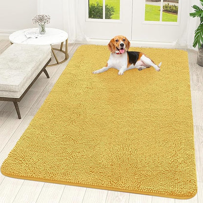 OLANLY Dog Door Mat for Muddy Paws 70x46, Absorbs Moisture and Dirt, Absorbent by OLANLY