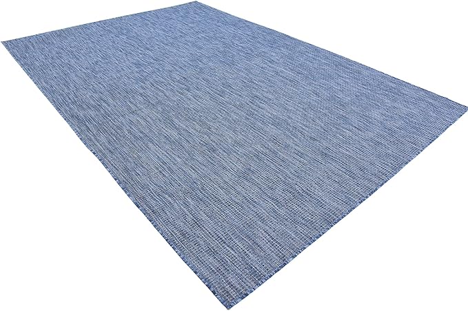 Unique Loom Collection Casual Transitional Solid Heathered Indoor/Outdoor - Image 5