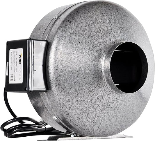 iPower 10 Inch 862 CFM Inline Duct Ventilation Fan HVAC Exhaust Blower by iPower