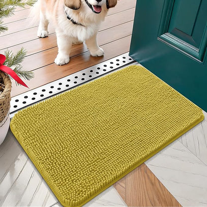 OLANLY Dog Door Mat for Muddy Paws 24x16, Absorbs Moisture and Dirt, Absorbent by OLANLY