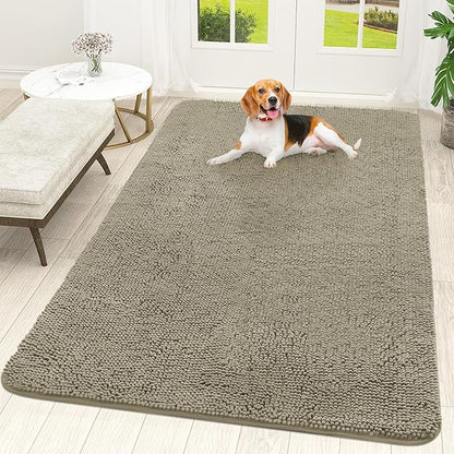 OLANLY Dog Door Mat for Muddy Paws 70x46, Absorbs Moisture and Dirt, Absorbent by OLANLY