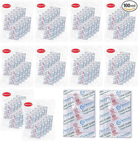 500CC 100 Packs Oxygen Absorbers by Wisesorb