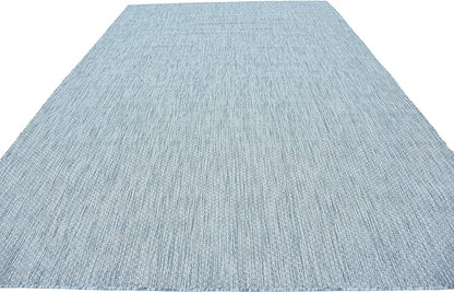 Unique Loom Collection Casual Transitional Solid Heathered Indoor/Outdoor - Image 5