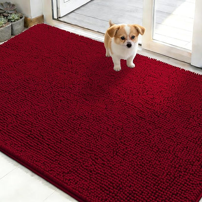 OLANLY Dog Door Mat for Muddy Paws 48x30, Absorbs Moisture and Dirt, Absorbent by OLANLY