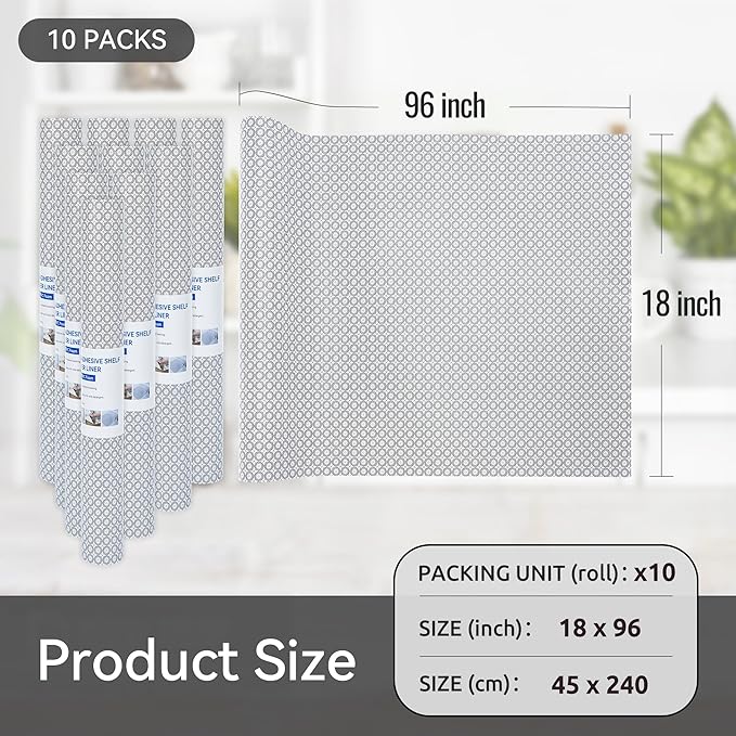 FIFTY FEET 18"x96" Non-Adhesive Shelf Liner - Image 5