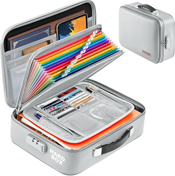 SMARTAKE Fireproof Document Box by SMARTAKE