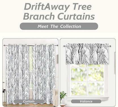 DriftAway Tree Branch Blackout Curtains Double Layer 84 Inches Long - Image 5