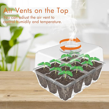 Gardzen 3 Pack Seed Starting Tray, Plant Germination Trays, Seed Starter Kit - Image 3