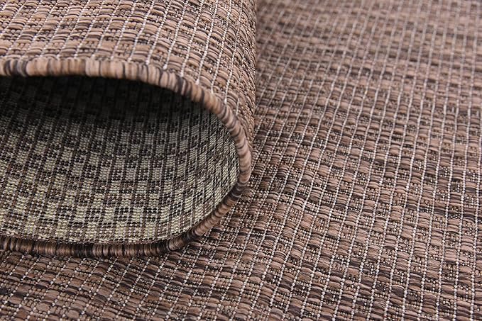 Unique Loom Collection Casual Transitional Solid Heathered Indoor/Outdoor - Image 10
