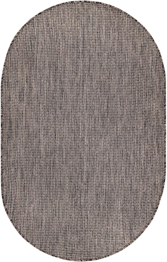 Unique Loom Outdoor Solid Collection Area Rug - Image 3